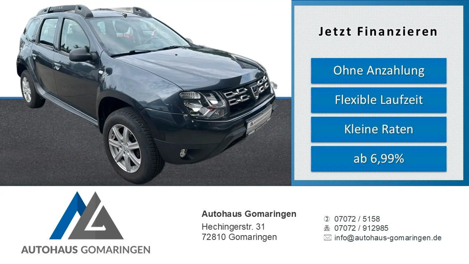Dacia Duster II Klima*AHK*Scheckheft*TÜV NEU*8-fachBR Weiß - 1