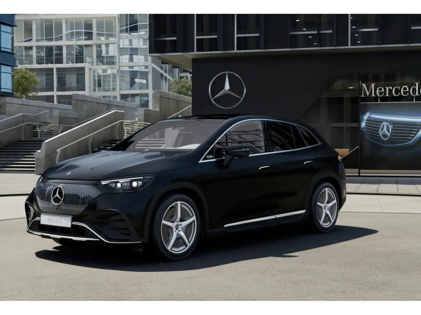 Mercedes-Benz EQE 350 4M AMG HUD Hypers. Hinterachsl. Digit.Li Schwarz - 2