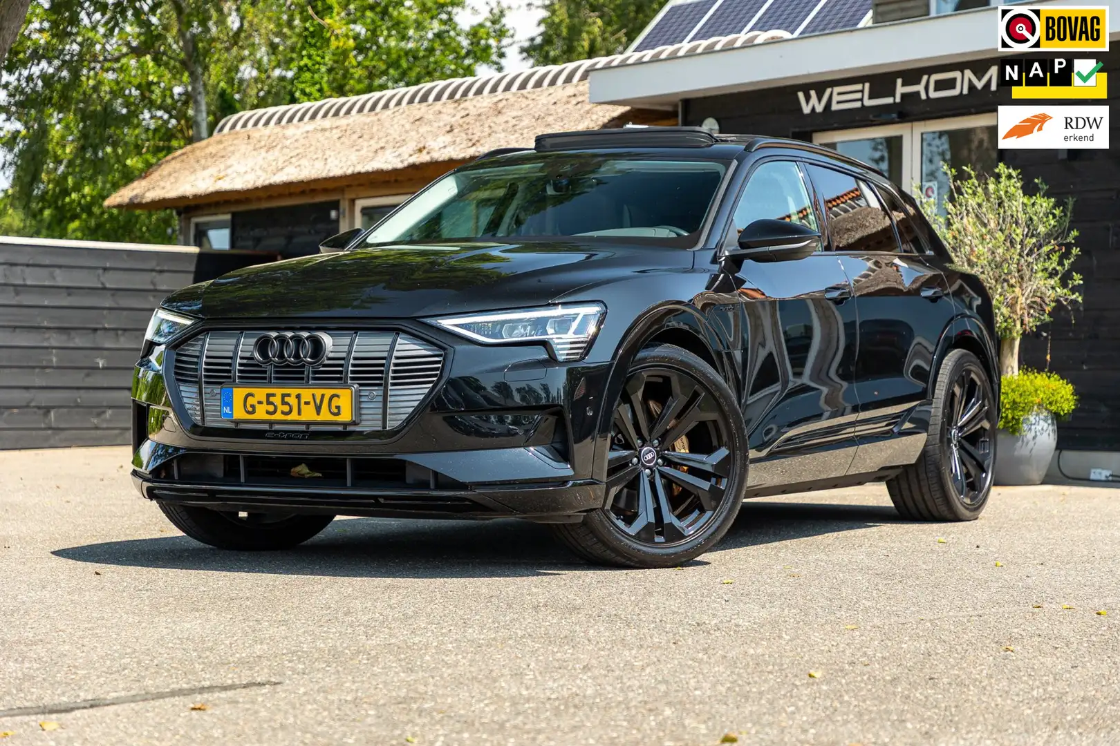 Audi e-tron E-tron 50 quattro S Line 71 kWh Soh 95% I S Line I Zwart - 1