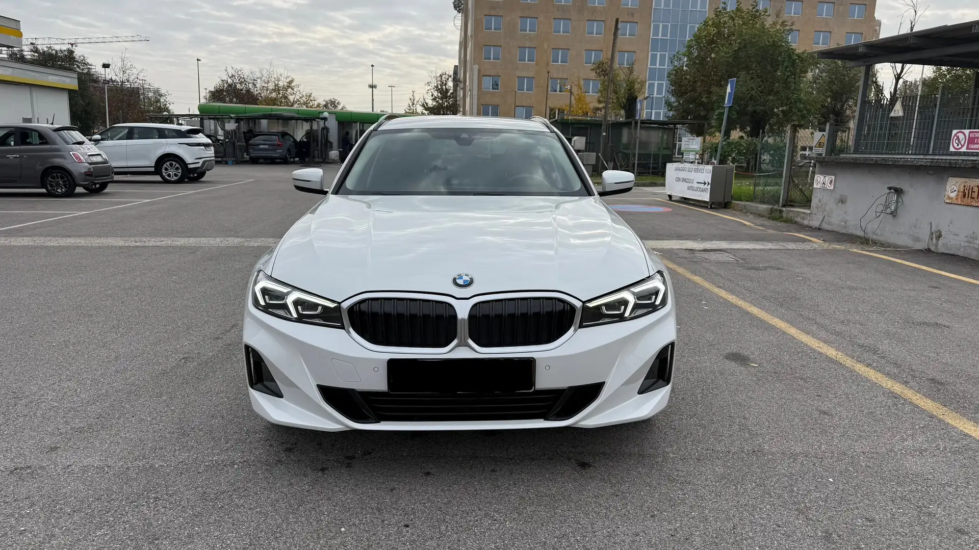 BMW 320 320d Touring mhev 48V xdrive auto Blanc - 2