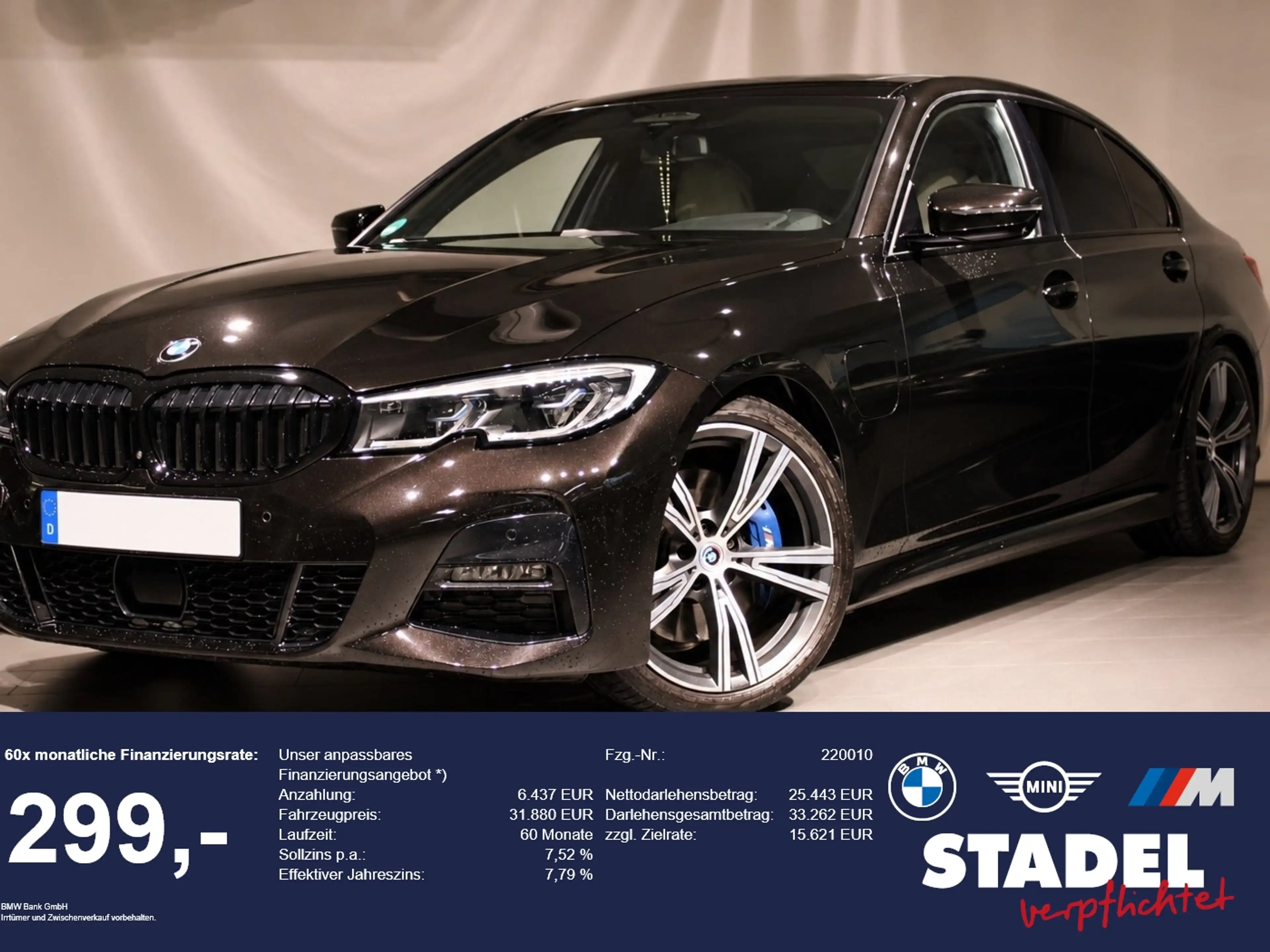 BMW 330 e Lim. Laser.Navi.ACC.360°.HarKar.HuD