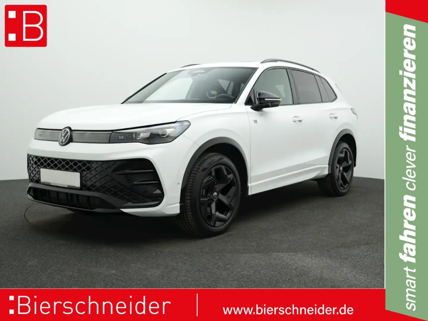 Volkswagen Tiguan 2.0 TDI DSG 4Mo. RLine BLACK-STYLE AHK H&K ALU19 Weiß - 1