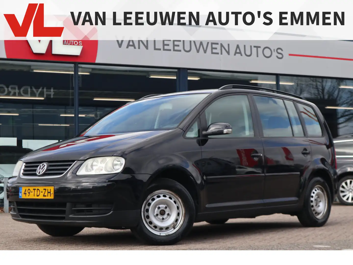 Volkswagen Touran 2.0-16V FSI Business | Cruise | Automatische Airco Zwart - 1