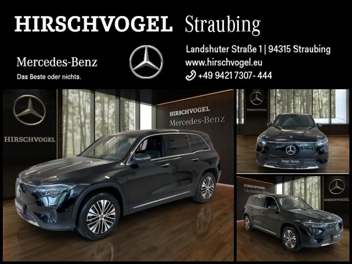 Mercedes-Benz EQB 300 4M Progressive+KEYLESS+MBUX+Navi-Pr.+LED Schwarz - 1
