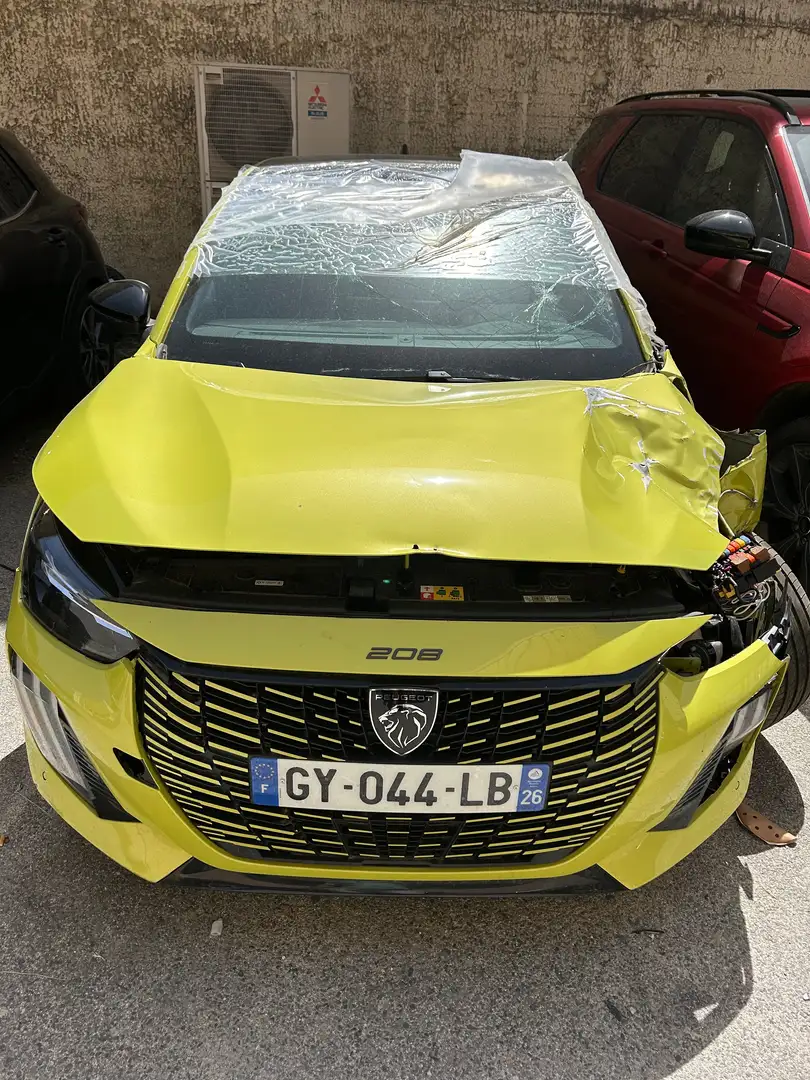 Peugeot e-208 GT Jaune - 1