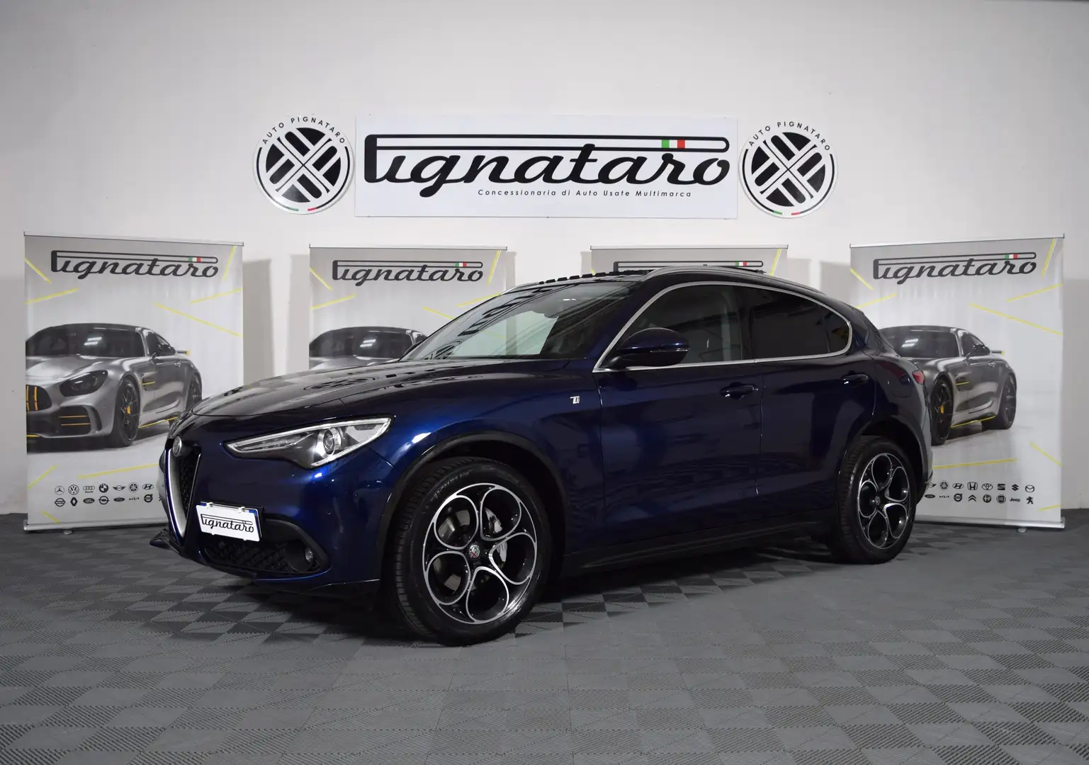 Alfa Romeo Stelvio Stelvio 2.2 Veloce Q4 210 CV Auto Pelle,Tetto,R20" Bleu - 2