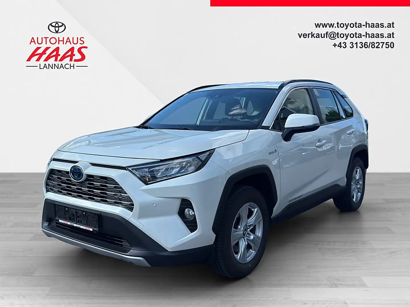 Toyota RAV 4 RAV4 2,5 Hybrid Active AWD Weiß - 1