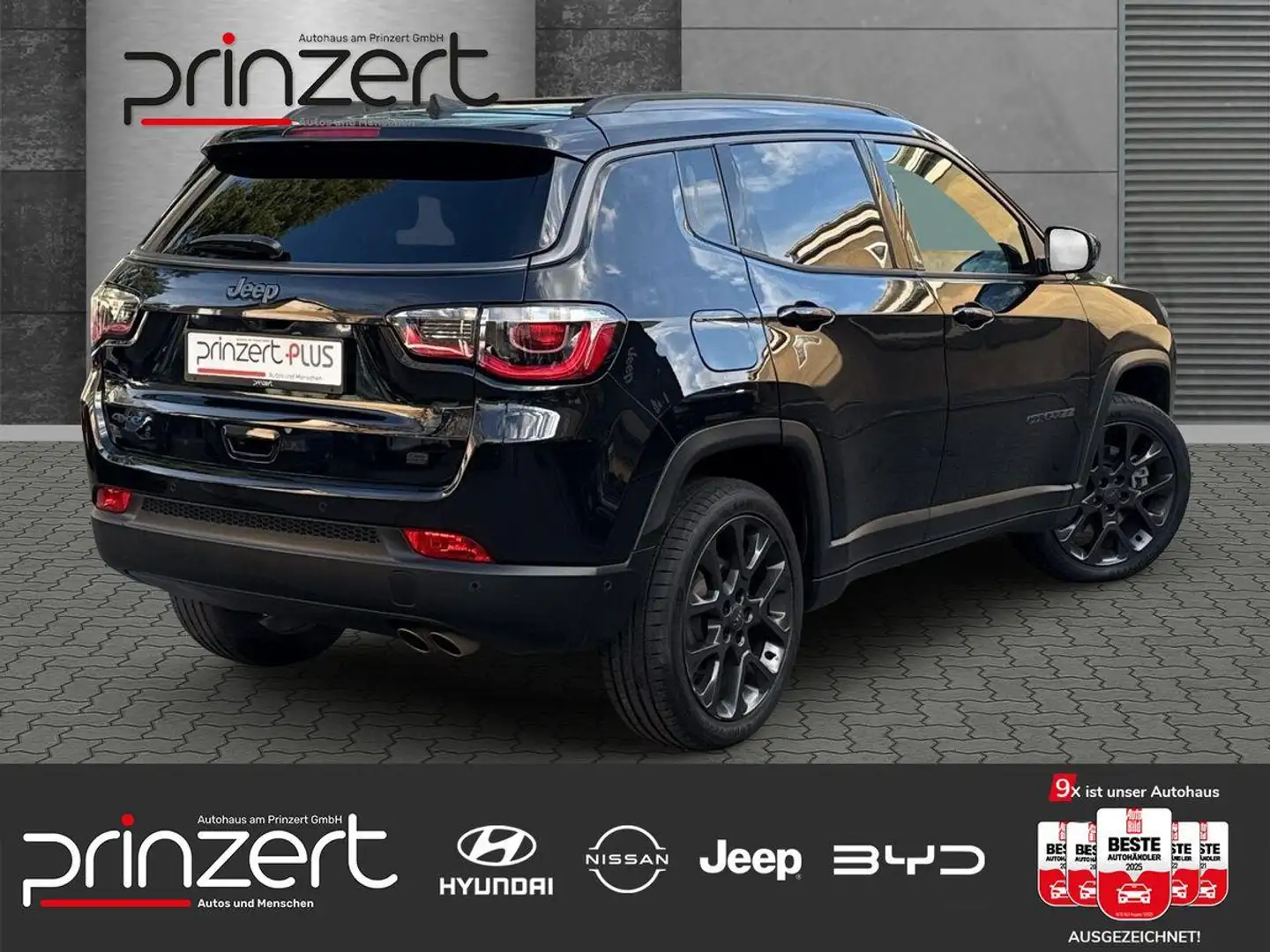 Jeep Compass 1.3 PHEV AT6 "S" 4WD*PGD*Sitzbelüftung*Navi Zwart - 2