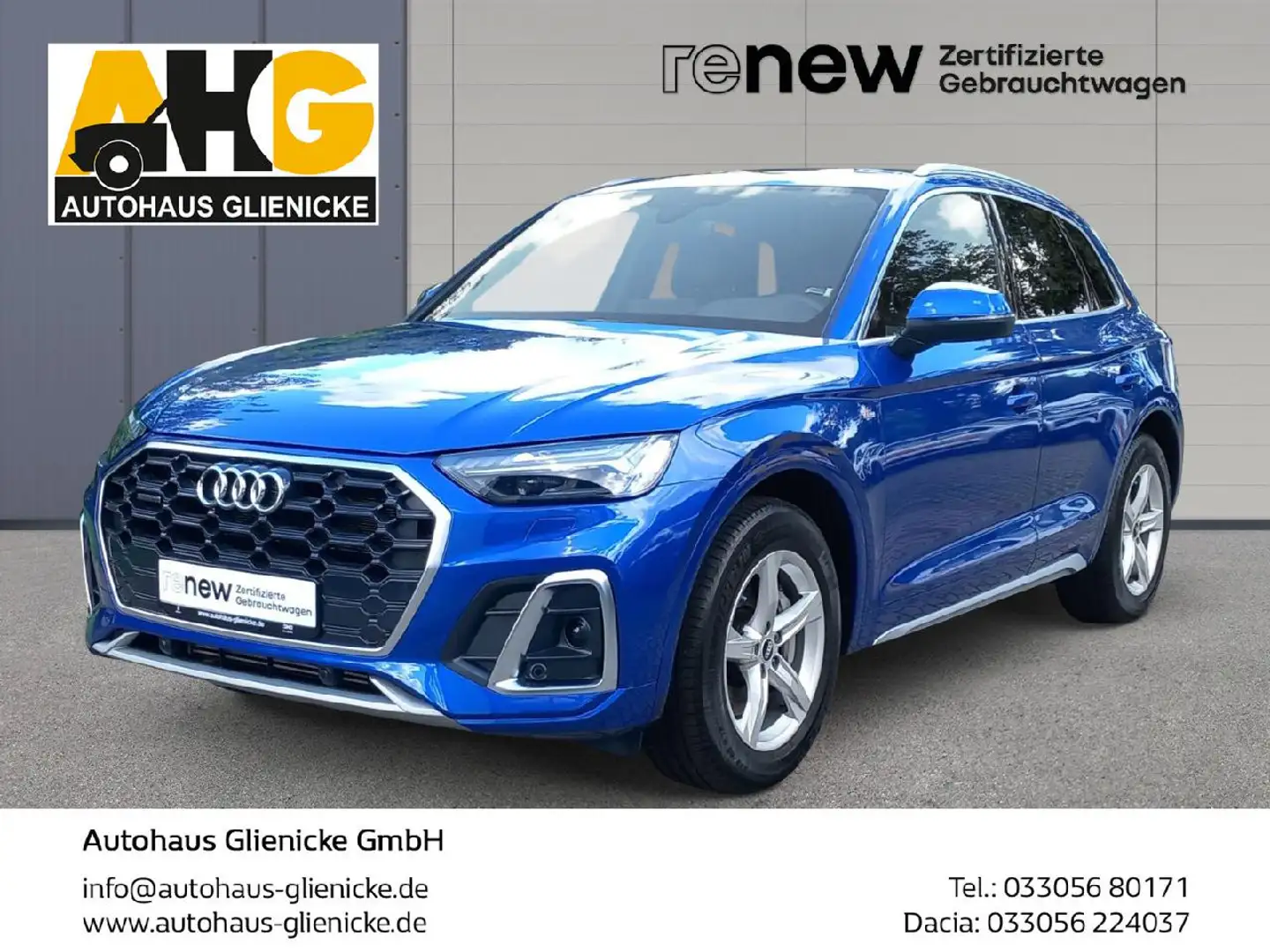 Audi Q5 55 TFSI e quattro S line Blau - 1