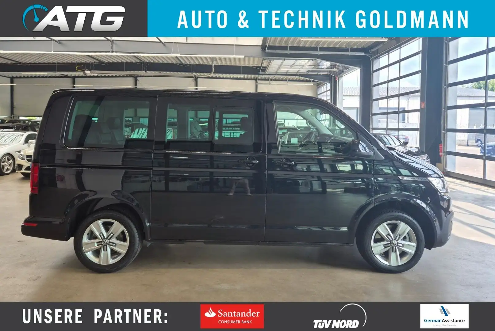 Volkswagen T6 Multivan T6.1 MULTIVAN 4MOTION LEDER NAVI STANDHZ AHK 7SI Schwarz - 1