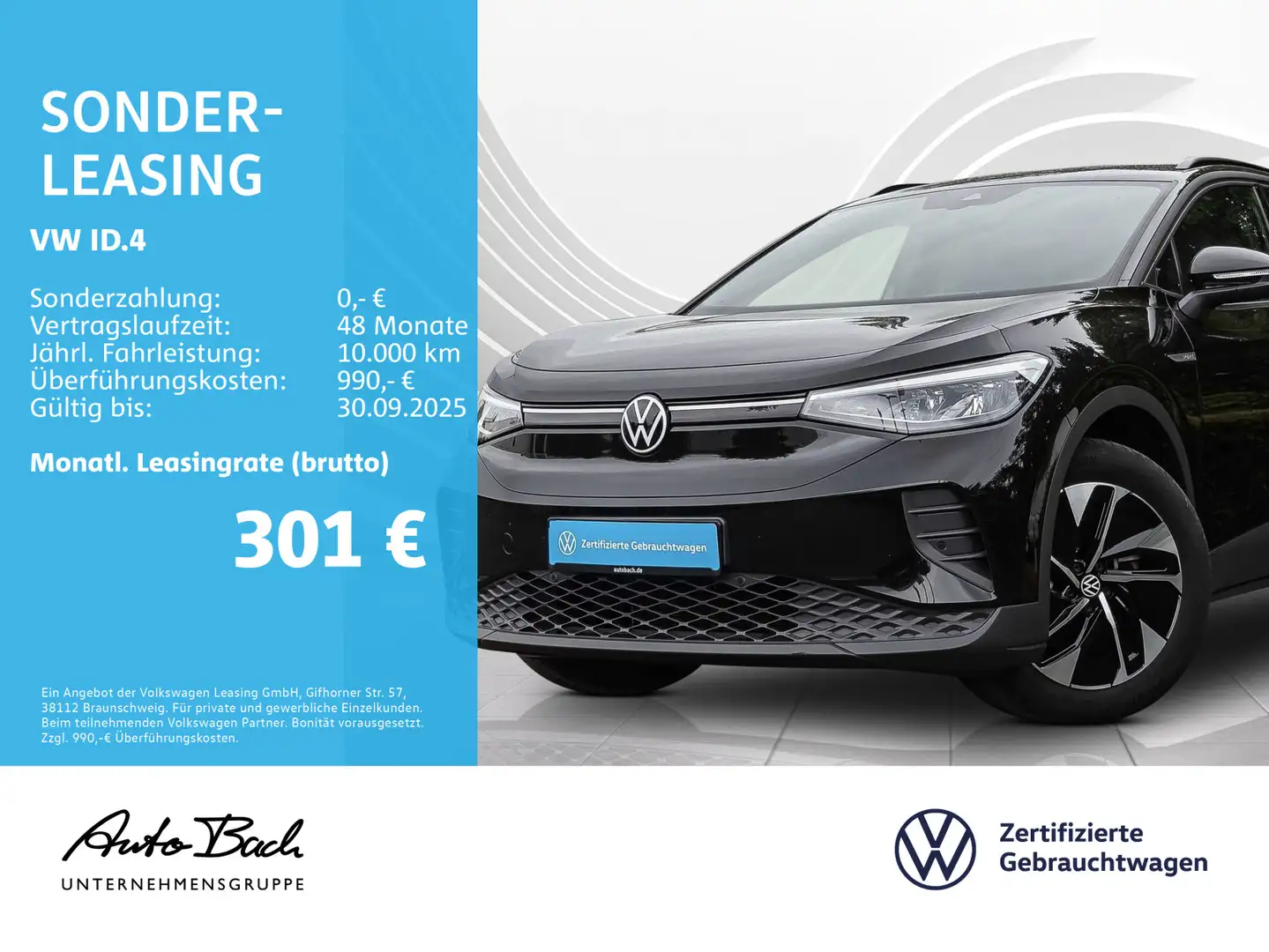 Volkswagen ID.4 Pure Performance Automatik, Navi, LED, App- Nero - 1