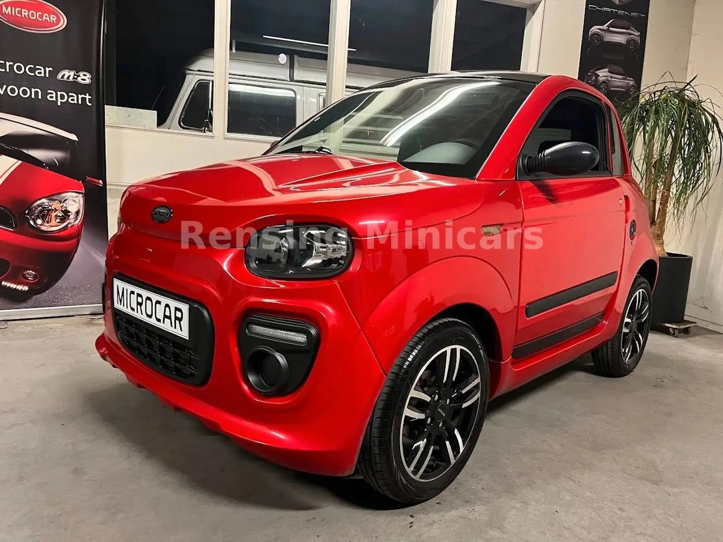 Microcar Due 8 PS RED Fiat 500 Look 8 PS Mopedauto 45 KM Roşu - 2