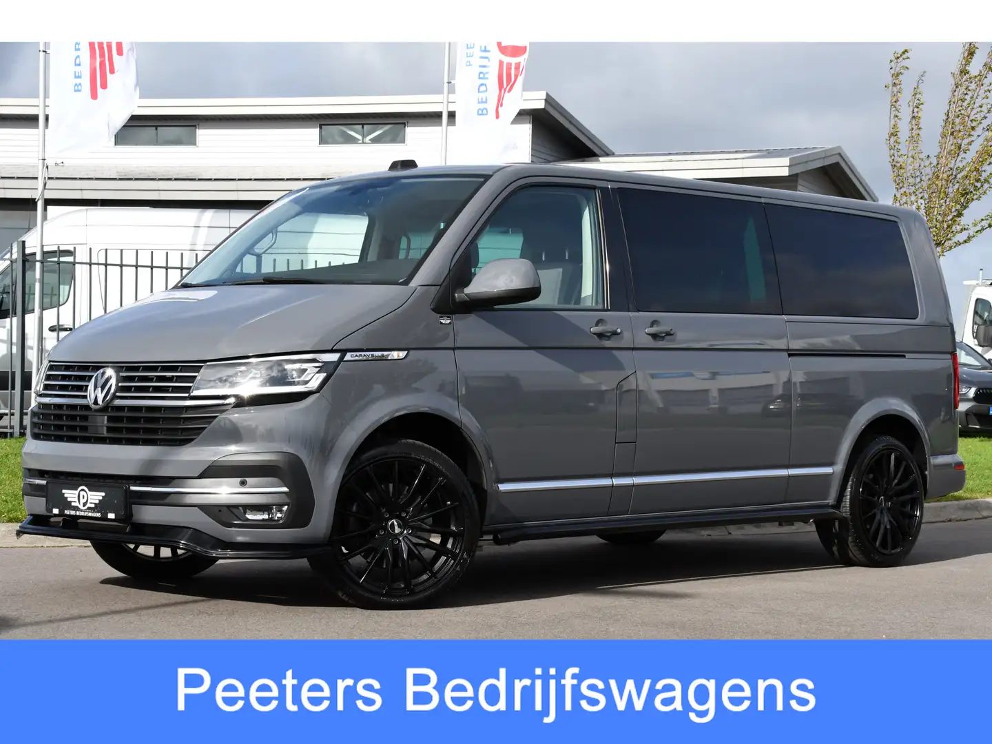 Volkswagen T6.1 Transporter 2.0 TDI L2H1 DC Caravelle Full options! Adaptieve Gris - 1