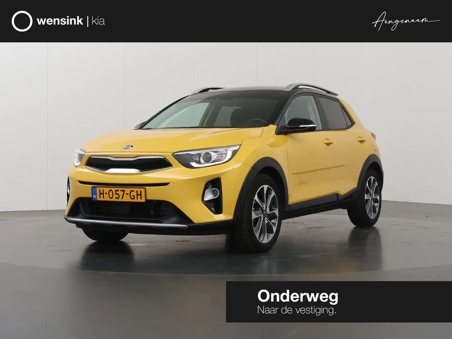 Kia Stonic 1.0 T-GDi DynamicPlusLine | Navigatie | Parkeercam Amarillo - 1