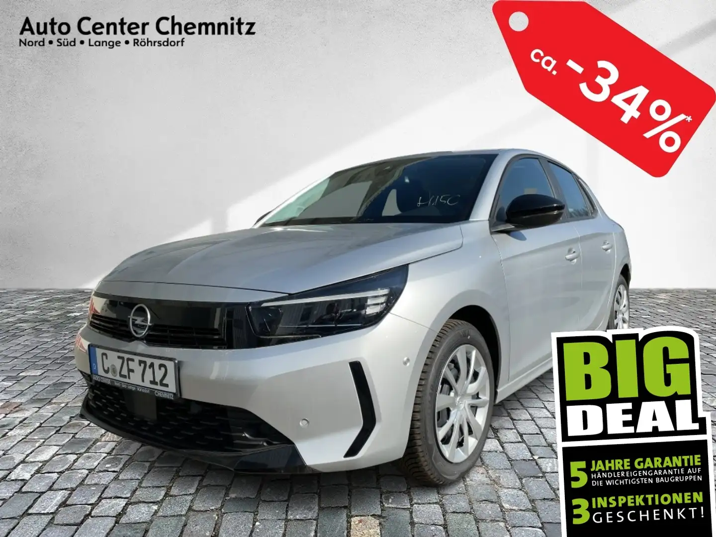 Opel Corsa H 1.2 AT8 Edition Multimedia/SHZ/LHZ/KAM Grau - 1