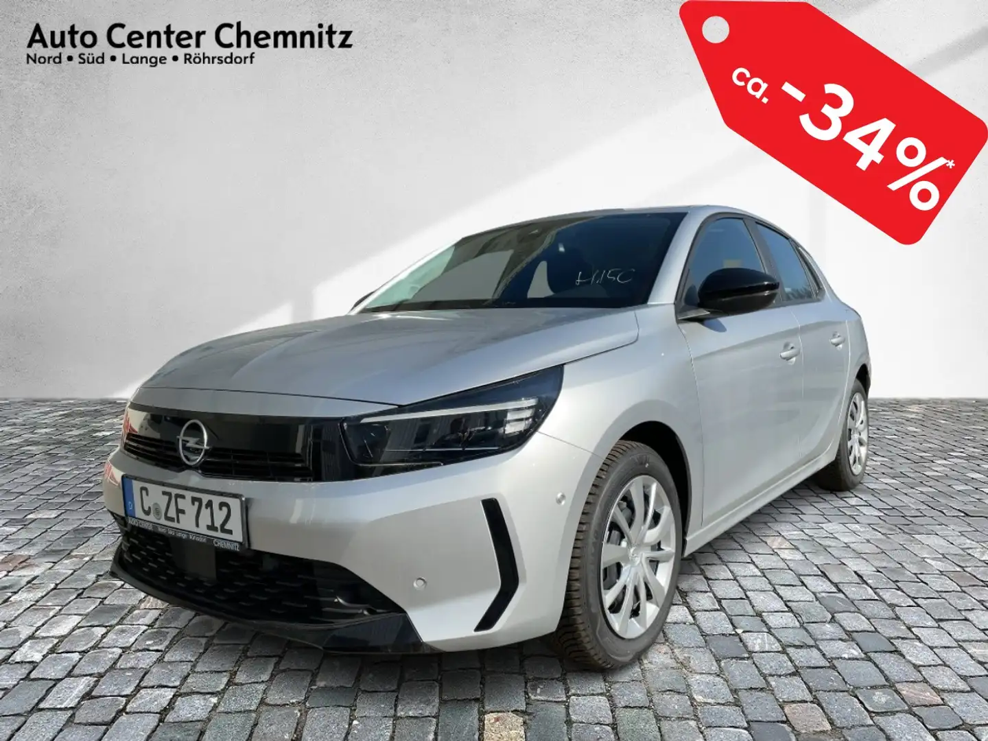 Opel Corsa H 1.2 AT8 Edition Multimedia/SHZ/LHZ/KAM Gris - 2