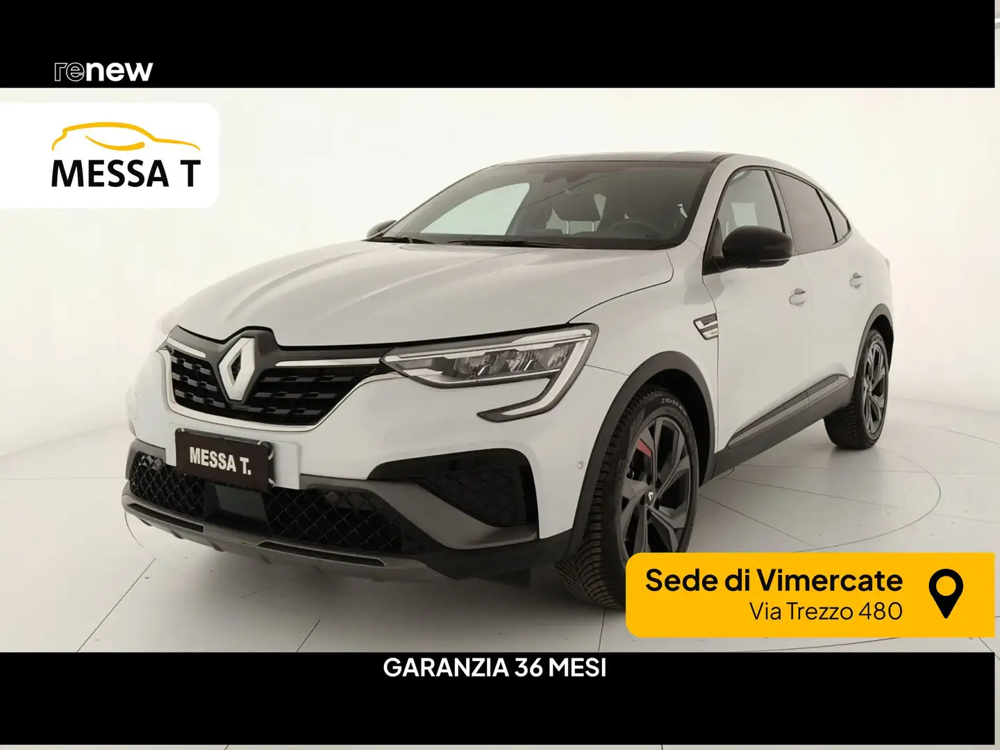 Renault Arkana 1.6E-Tech f-hybrid R.S.Line 145cv GARANZIA 36 MESI Blanco - 1