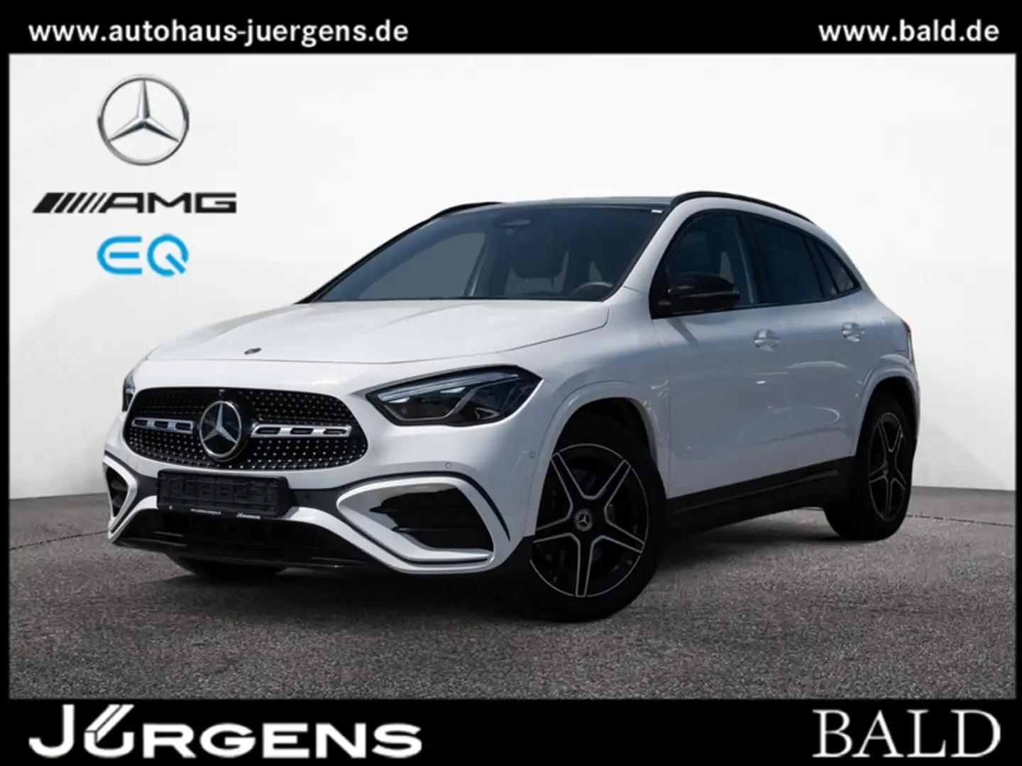 Mercedes-Benz GLA 250 4M AMG-Sport/Pano/AHK/Night/360/MBeam Weiß - 1