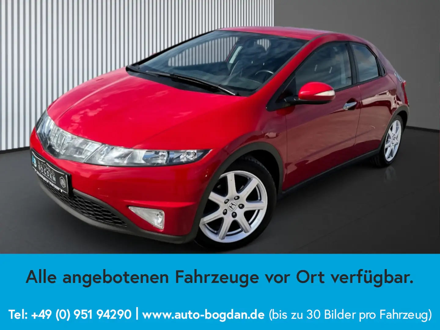 Honda Civic 1.8 Sport Tempomat*Alu*Service neu Rouge - 2