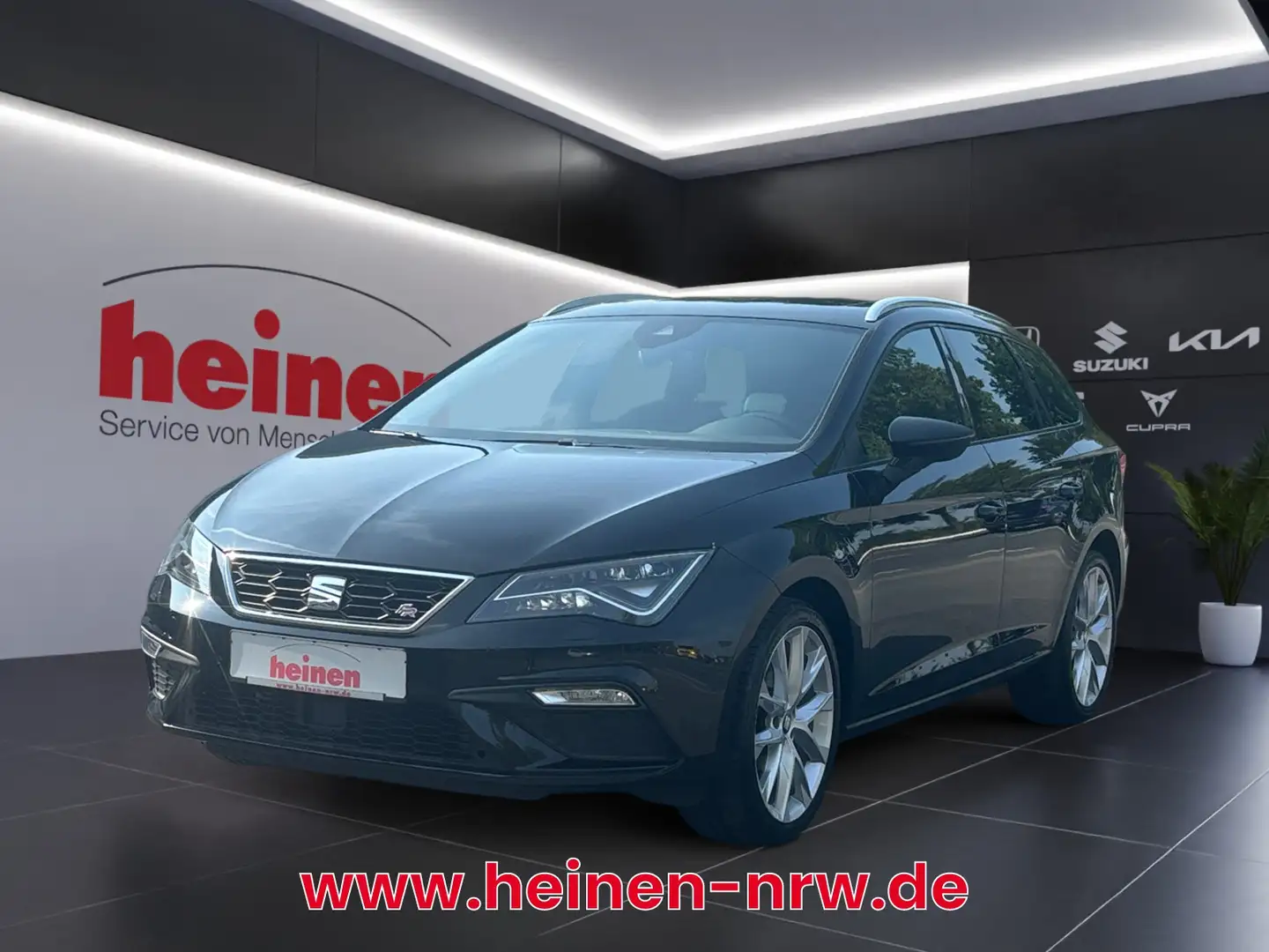 SEAT Leon 1.5 TGI ST FR ACC/KEYLESS/NAVI/LED/SHZ Schwarz - 1