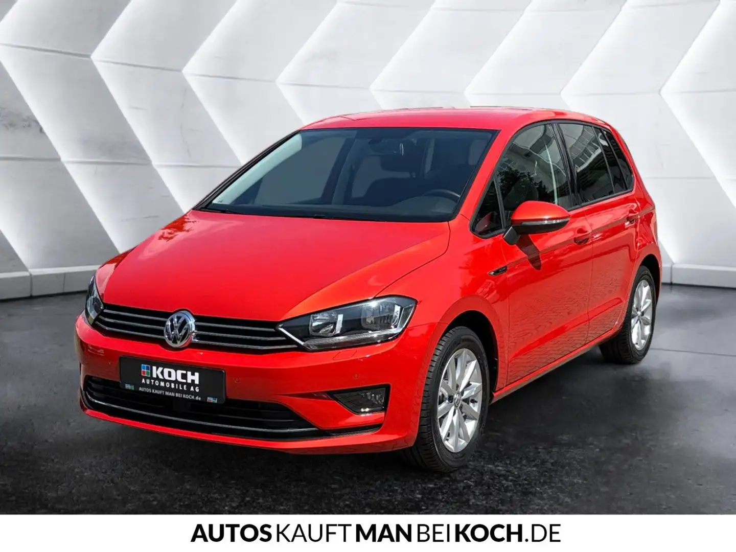 Volkswagen Golf Sportsvan Golf VII Sportsvan 1.2 TSI DSG Lounge PDC V+H Navi Oranje - 2