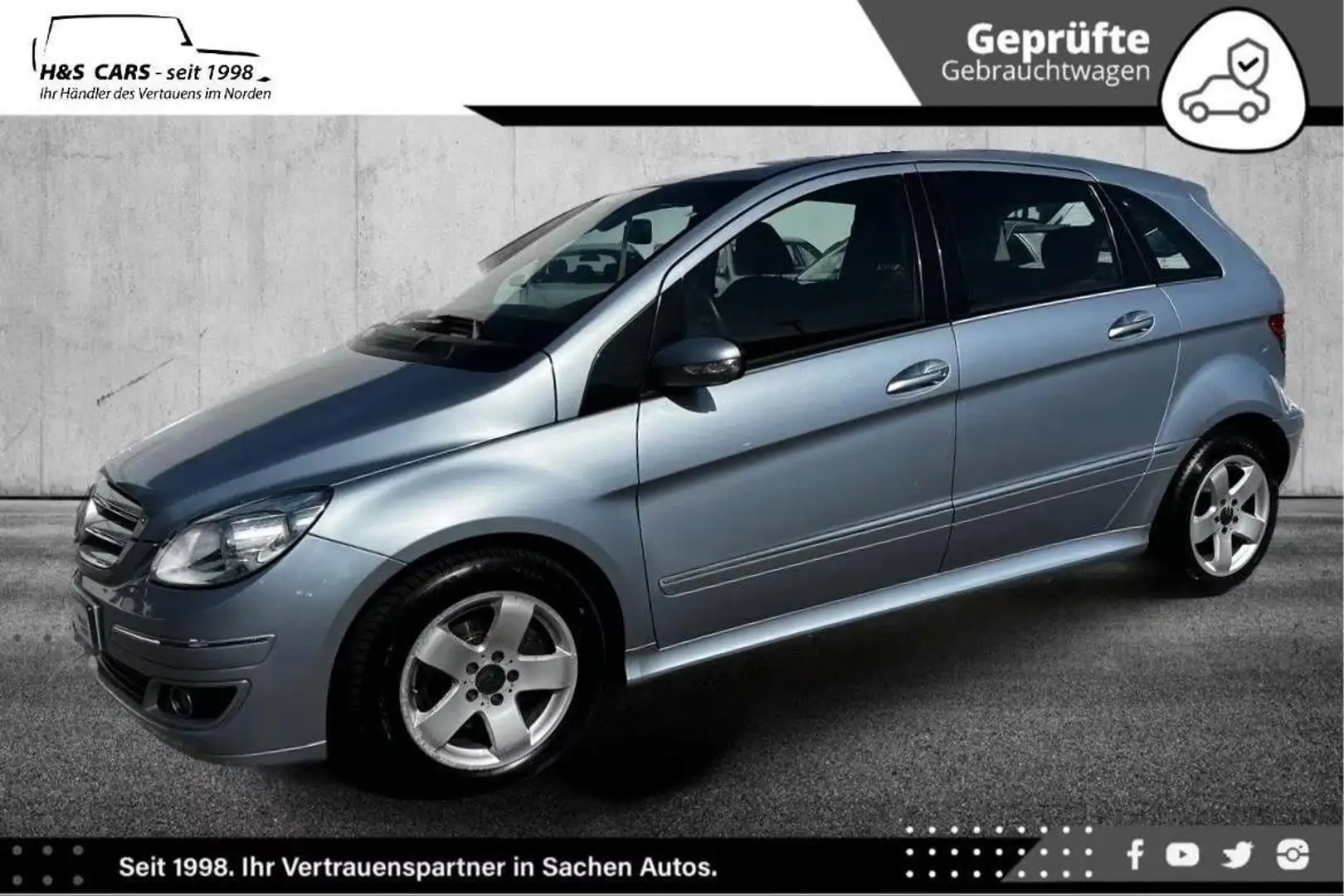 Mercedes-Benz B 200 CDI 1.H XEN NAVI COMAND LÜCKENLOS MB SERV Silber - 2