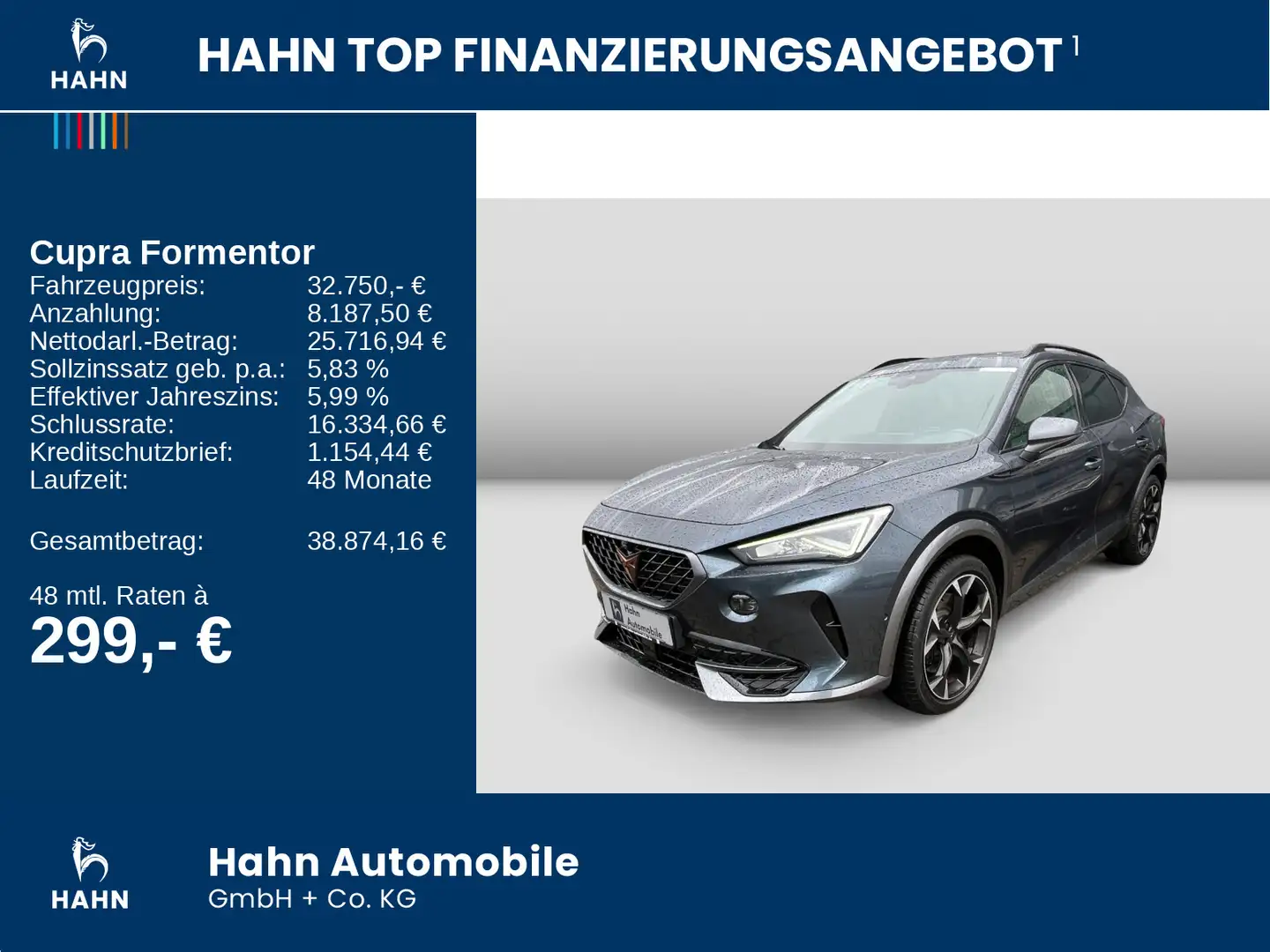 CUPRA Formentor VZ 2.0TSI DSG 4Drive Nav Pano AHK Beat Gris - 2