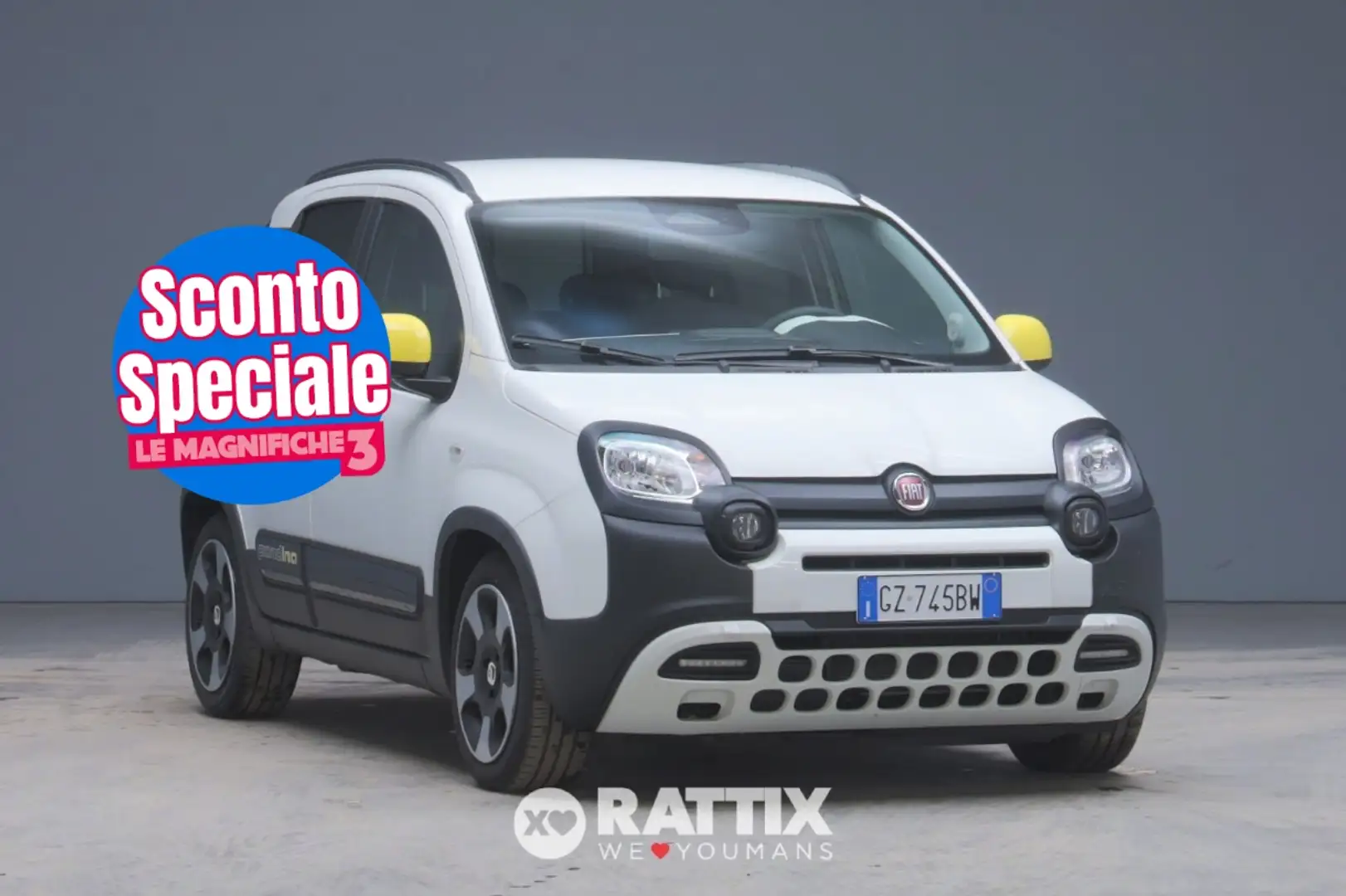 Fiat Panda Pandina 1.0 firefly hybrid 70CV Cross Weiß - 1