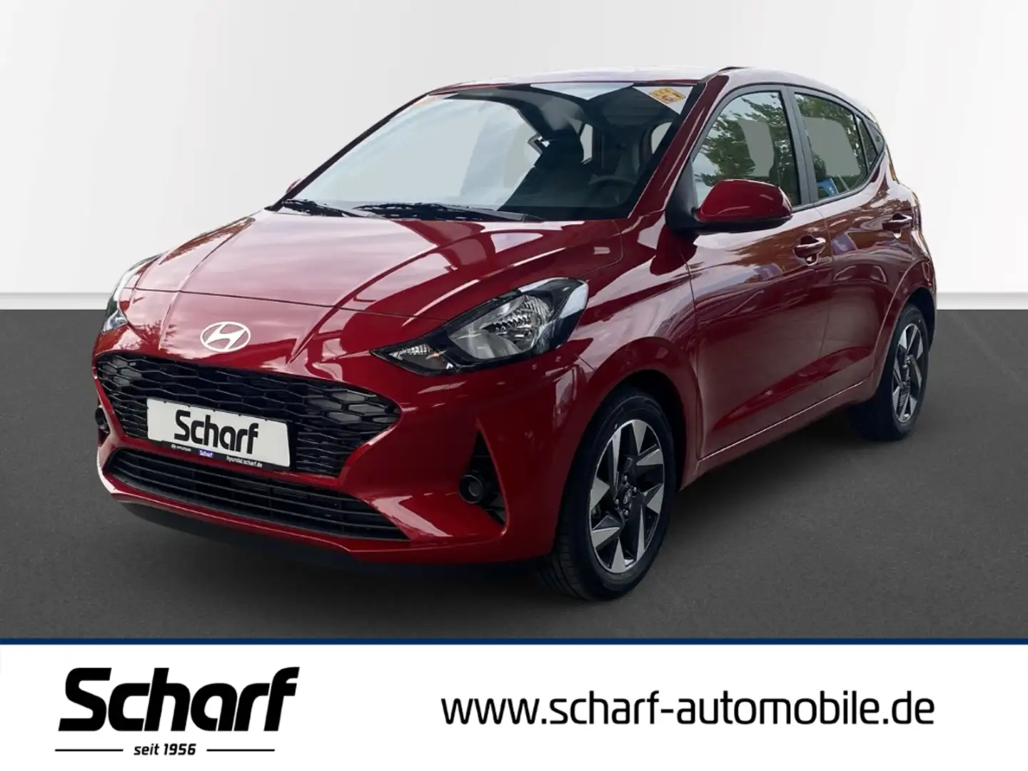 Hyundai i10 1.2 Trend FL (MY25) Navi Klimaautomatik Rouge - 1