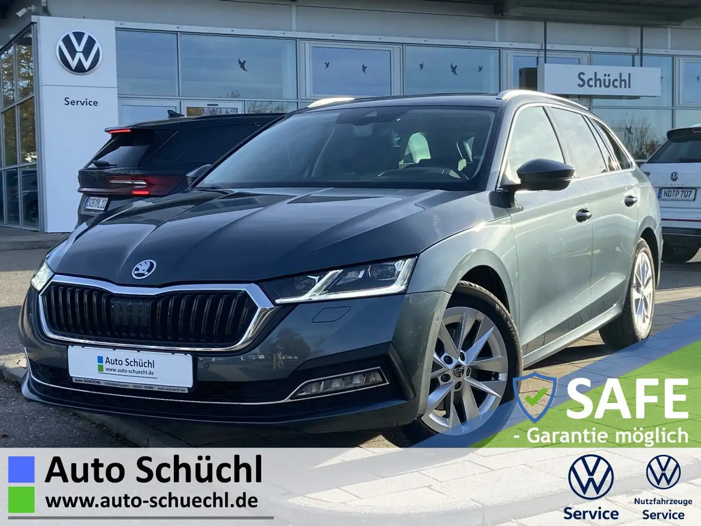 Skoda Octavia Combi 2.0 TDI DSG Style 17"+LEDER-ERGO-S Grau - 1