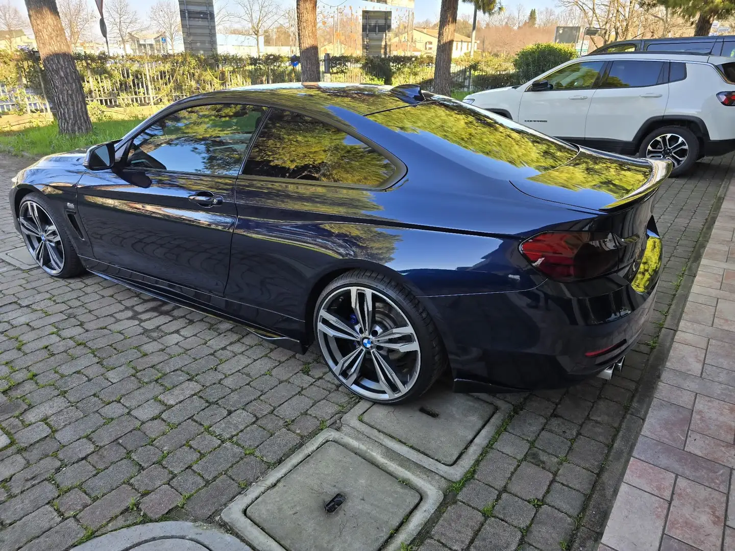 BMW 420 420d Coupe Msport auto my15 Blu/Azzurro - 2