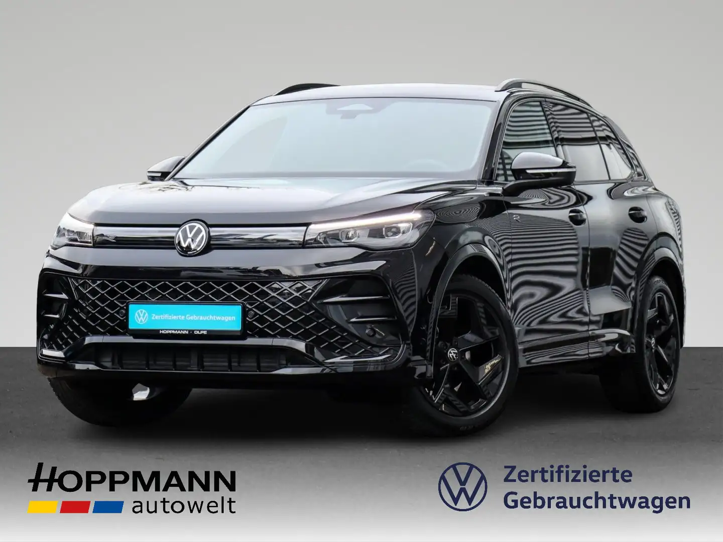Volkswagen Tiguan 1.5 eTSI R-Line DSG AHK ACC NAVI APPCONNE Schwarz - 1
