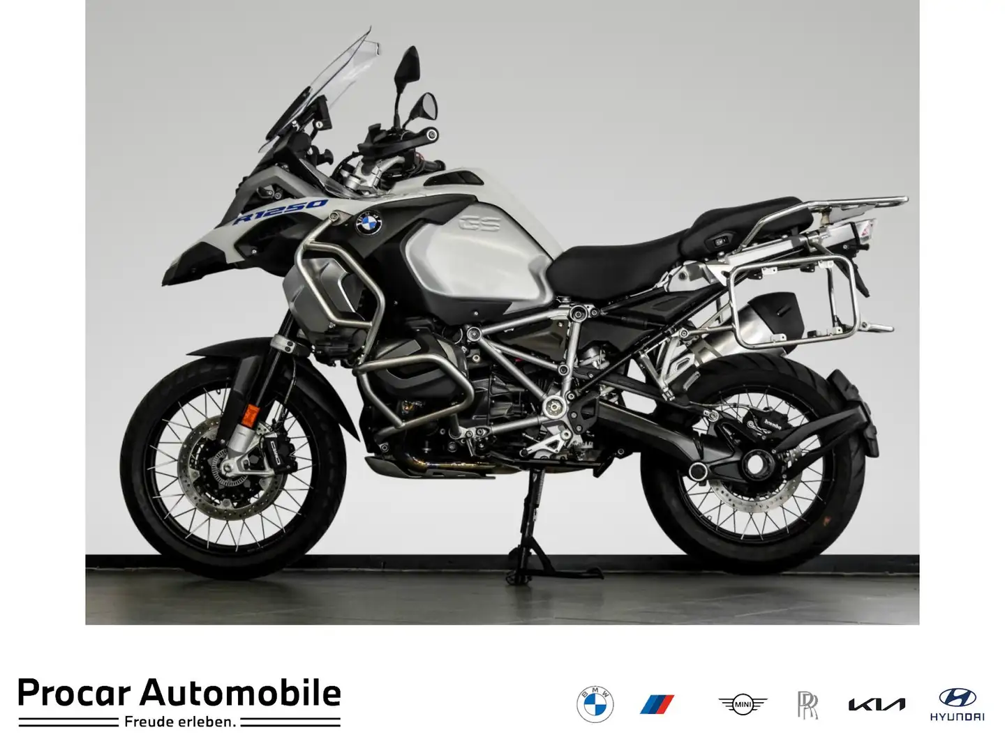 BMW R 1250 GS Komfort- Dynamik- Tourenpaket; DWA Білий - 1