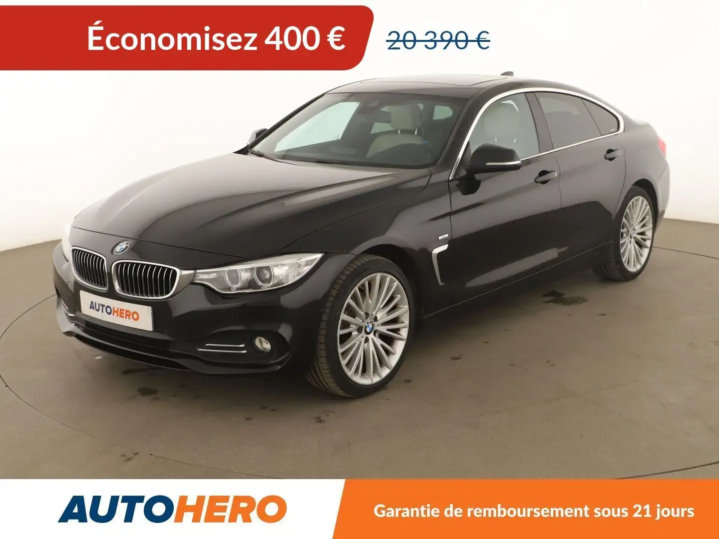 BMW 420 Gran Coupé 420d xDrive Luxury BVA8 Noir - 1