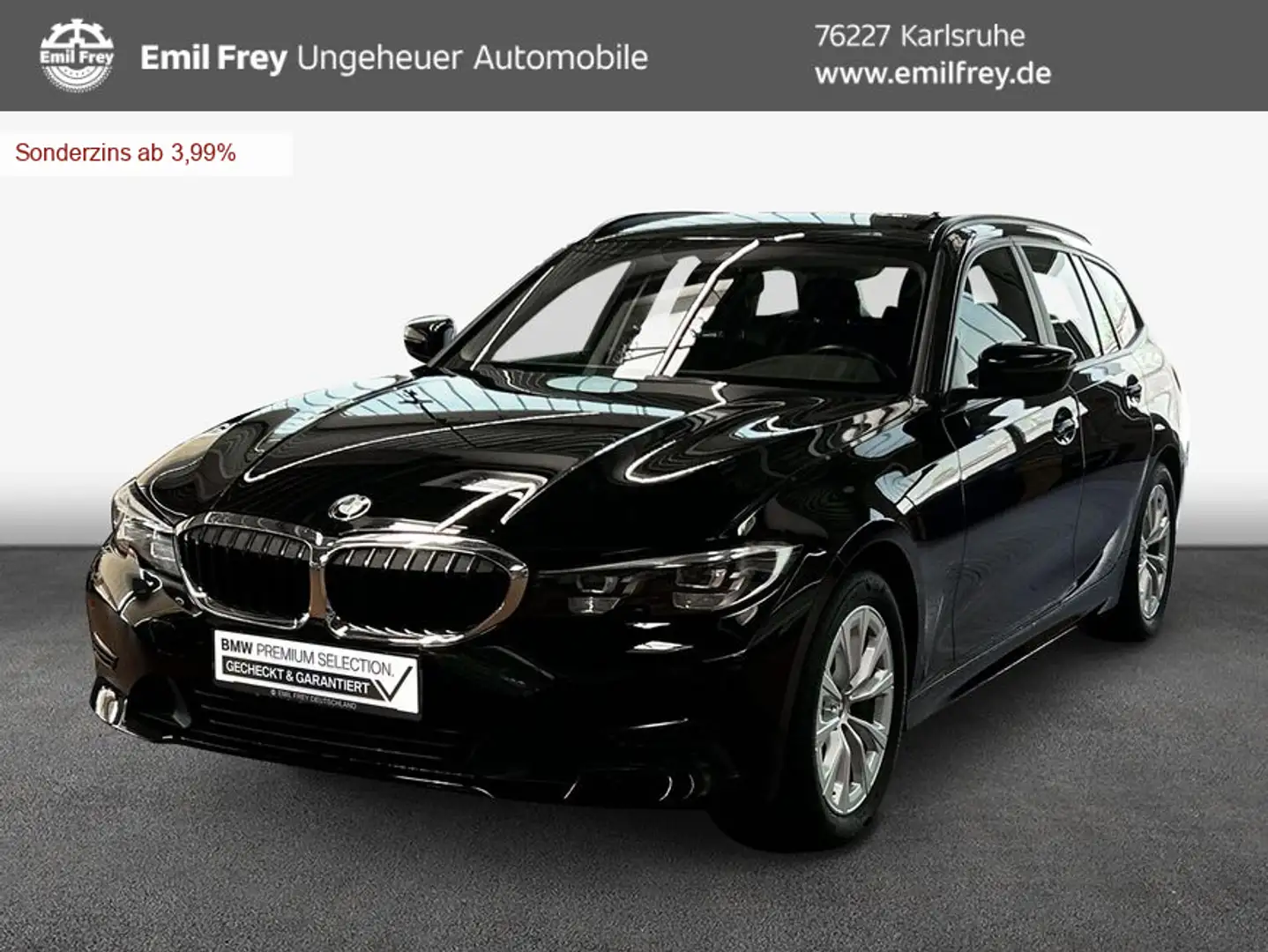 BMW 318 i Touring Aut. Advantage Negro - 1
