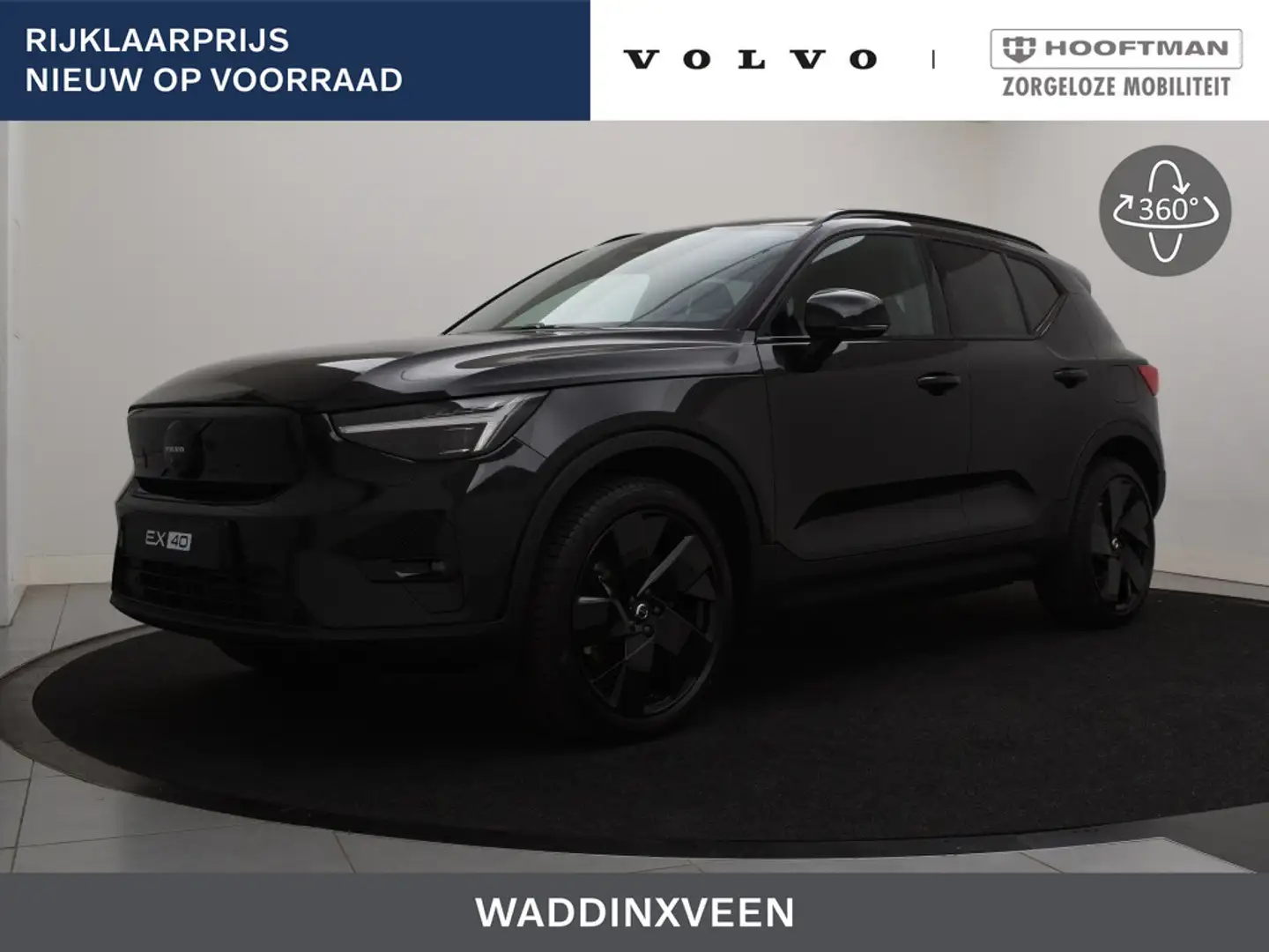 Volvo XC40 EXTENDED RANGE ULTRA BLACK EDITION *NIEUW OP VOORR Zwart - 1
