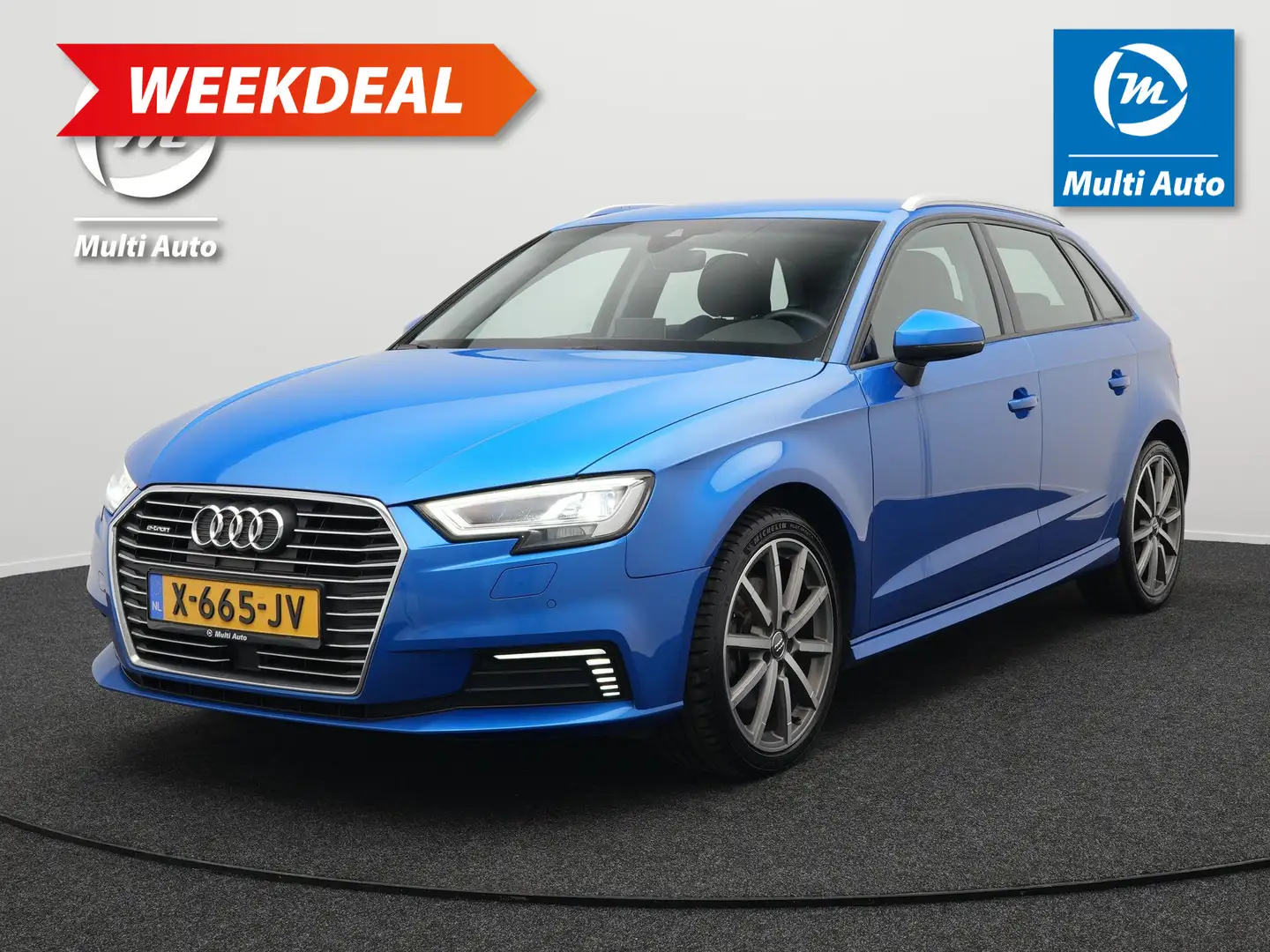Audi A3 Sportback 40 e-tron Advance Sport Plug In Hybrid | Blauw - 1