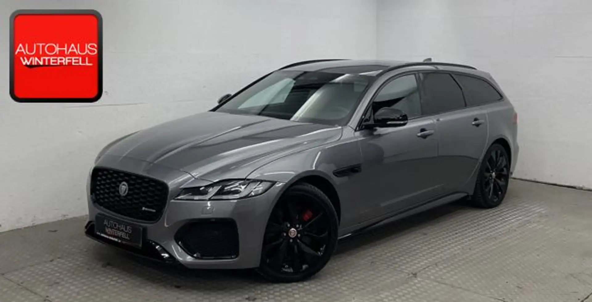 Jaguar XF SPORTBRAKE R-DYNAMIC BLACK AWD AHK+KEYLESS Grijs - 1