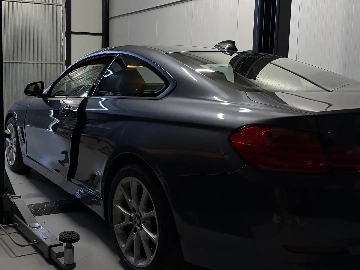 BMW 420 420dA Coupé Gris - 2