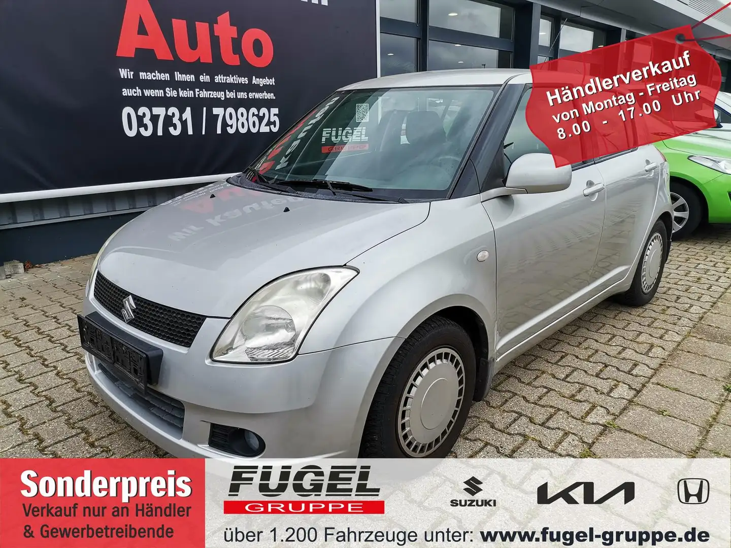 Suzuki Swift 1.3 16V Klima|SHZ Silber - 1