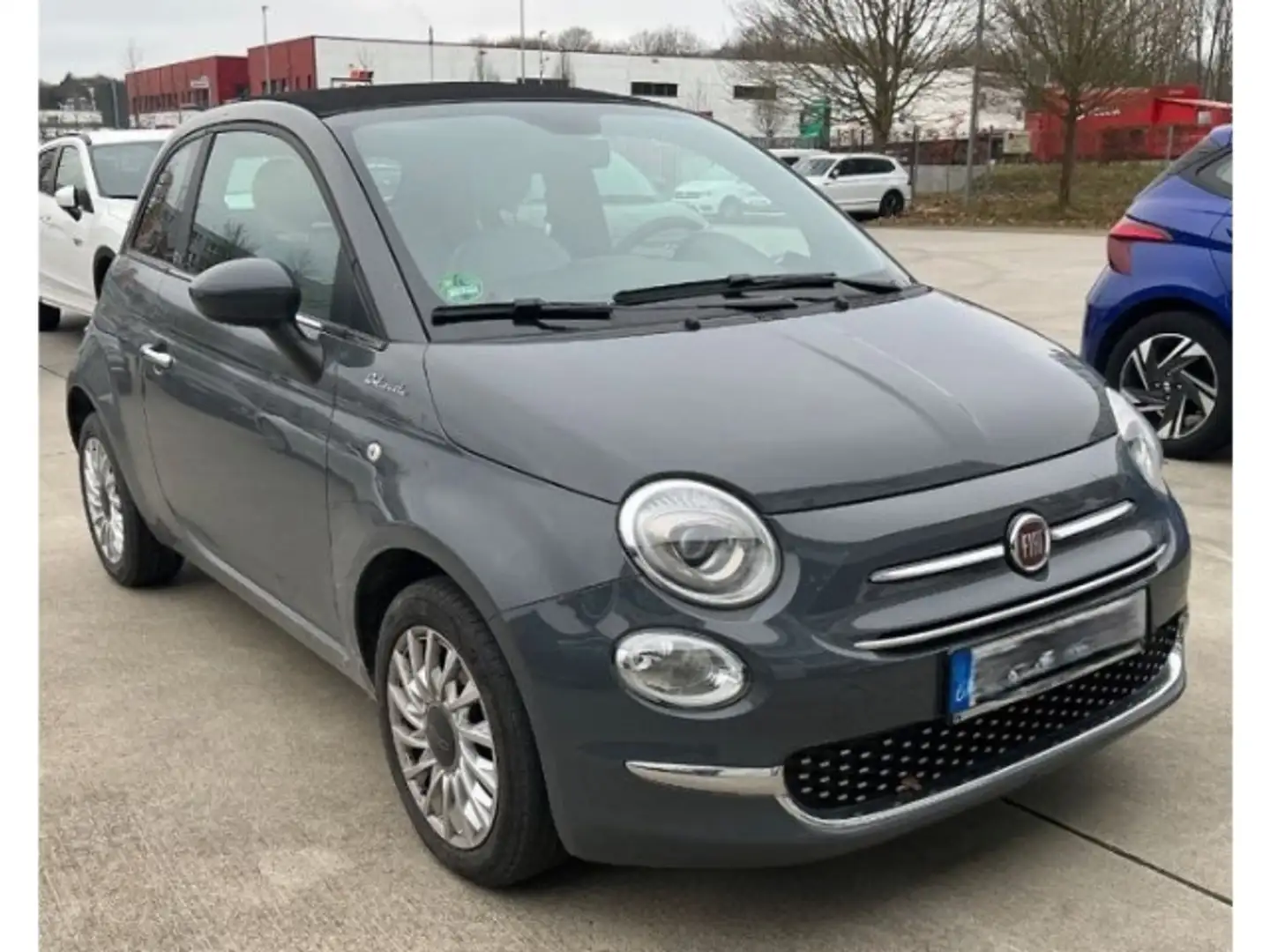 Fiat 500C DolceVita 1.0 Mild Hybrid EU6d elektron. Einparkhi Grau - 2
