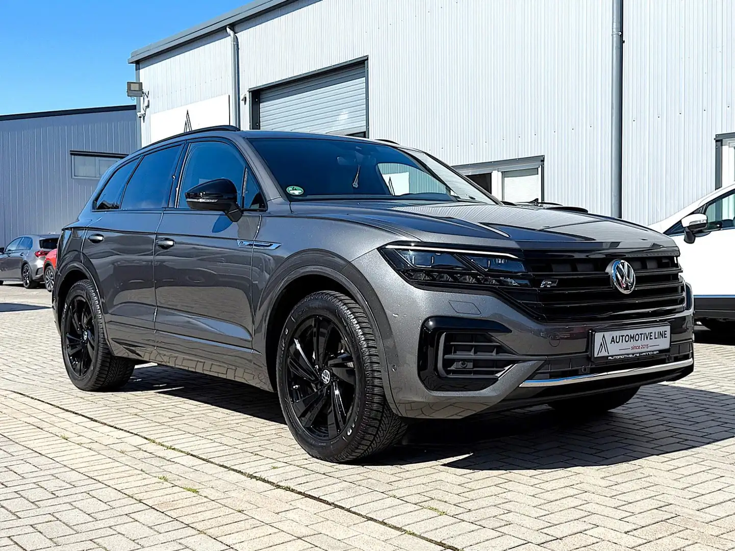 Volkswagen Touareg TOUAREG 3.0 TDI R-LINE 4M /LEDER/MATRIX/AHK/MEMO Grigio - 1