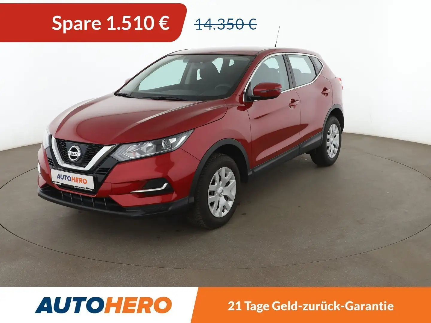 Nissan Qashqai 1.2 Visia*TEMPO*KLIMA*GARANTIE* Rot - 1