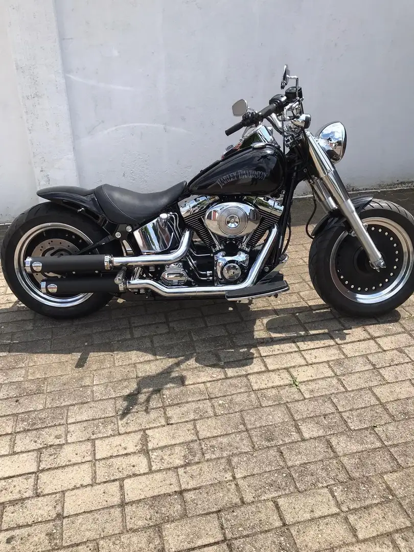 Harley-Davidson Fat Boy Harley Davidson Custom Negru - 1