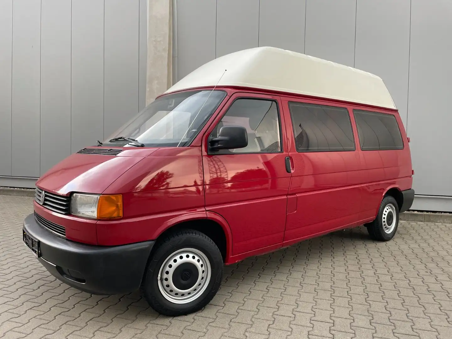 Volkswagen T4 Kombi T4 1.9 TD Hoch Lang AHK Webasto Glasdach Camper Rood - 1