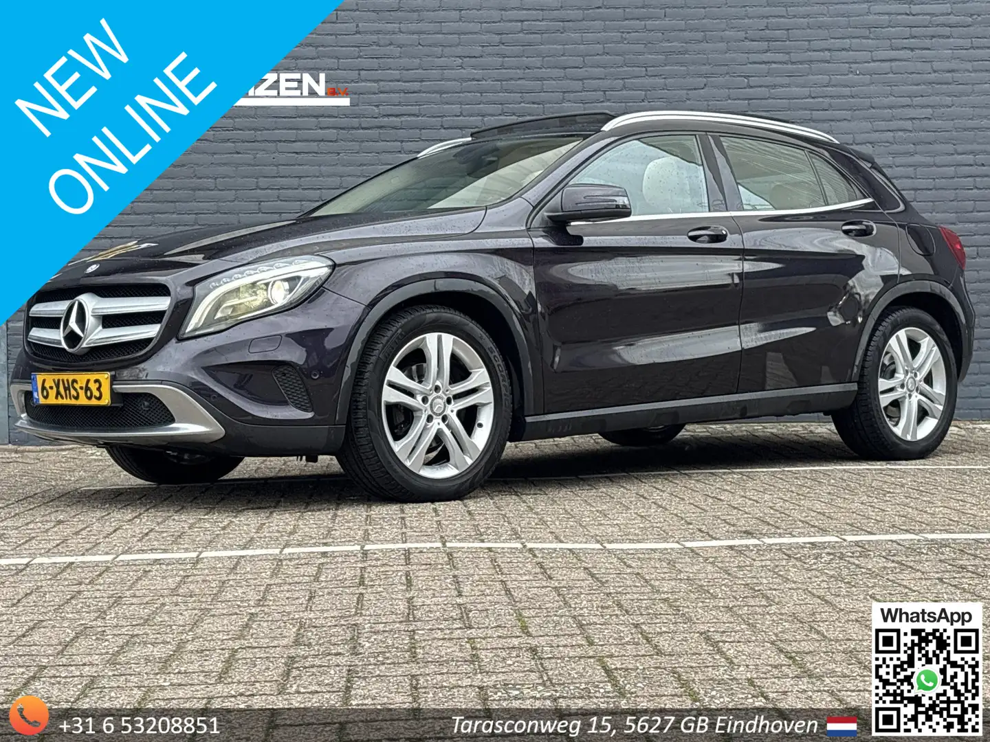 Mercedes-Benz GLA 200 Ambition | Automaat | Pano | Leder | Climate | Cru Paars - 1