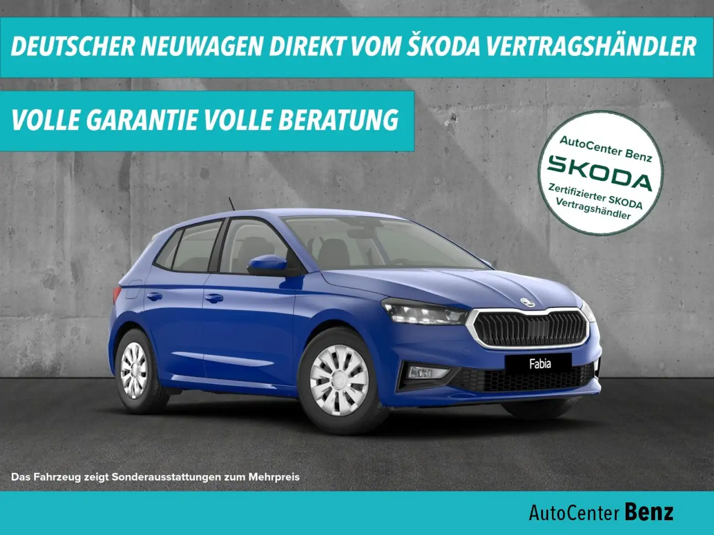 Skoda Fabia 1.0 MPI BALANCE *KLIMA*SZHG*KESSY*LED* Klima Blau - 1