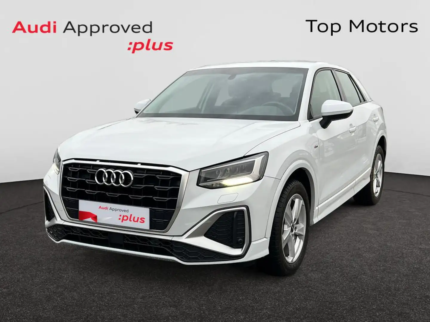 Audi Q2 2J GARANTIE*S-LINE*AUTOMAAT 150PK*CAMERA*DAB*CARPLAY*GPS*EL.KOFFER*LEDER*TOPWAY.BE Bianco - 1
