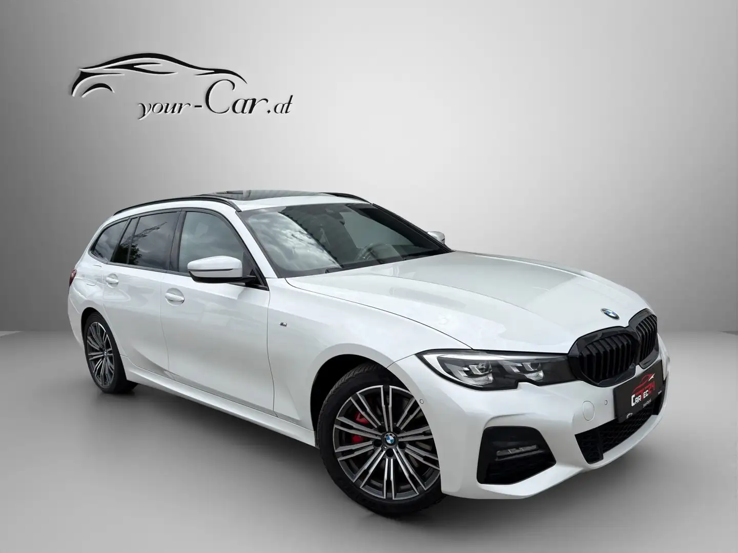 BMW 330 e Touring M-Sport Aut. *PANO, AHK, HIFI, SHADOW* Weiß - 1