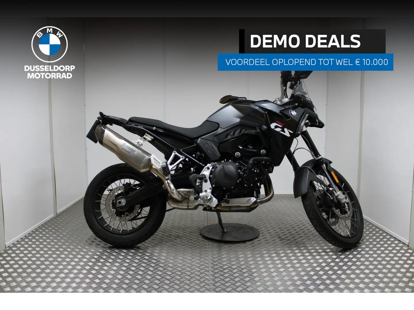 BMW F 900 GS Black storm metallic Akrapovic BTW Voertuig Noir - 1